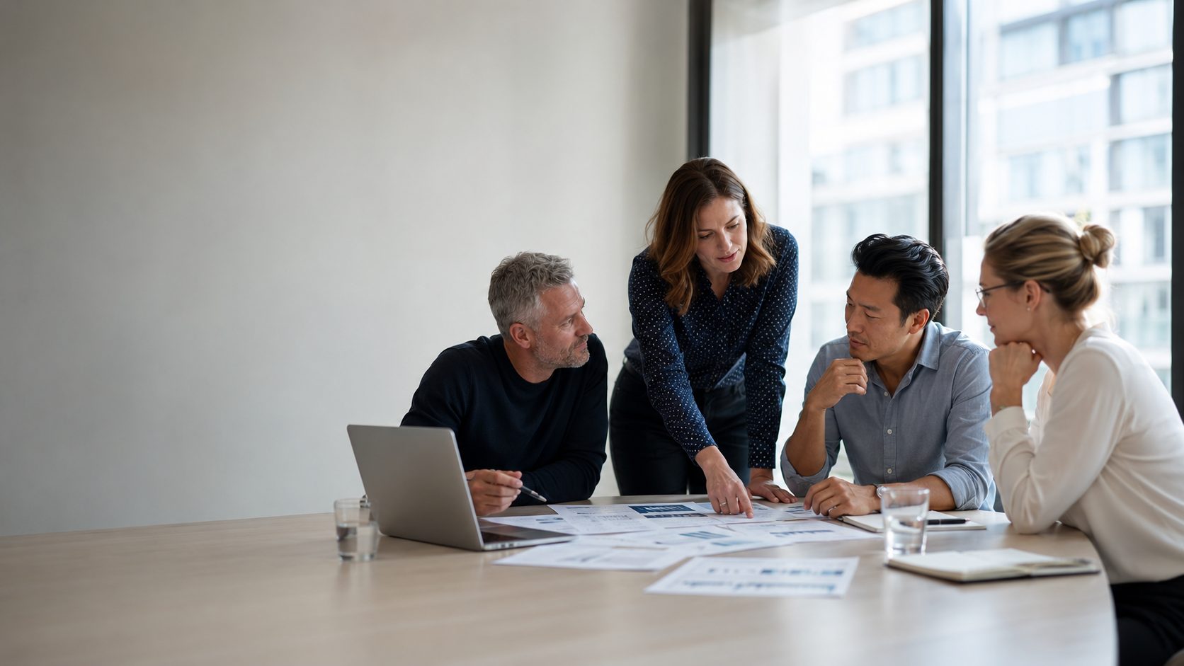 CatalystMR research team reviewing a report